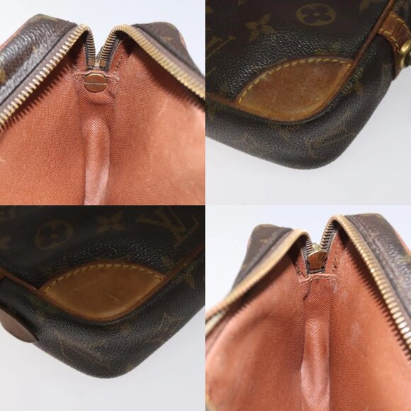 LOUIS VUITTON Monogram Marly Dragonne PM Clutch Bag M51827 LV Auth th5701 - Picture 15 of 15